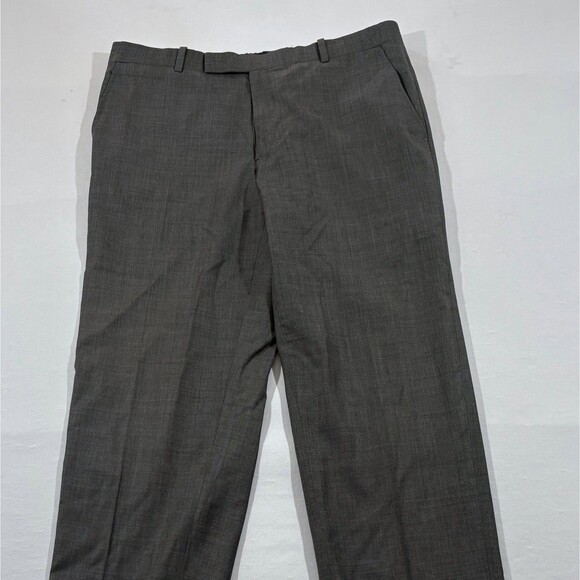 Band of Outsiders Mens Gray Wool Trousers Dress Pants Sz 4 (34?) USA Altered - Picture 2 of 10
